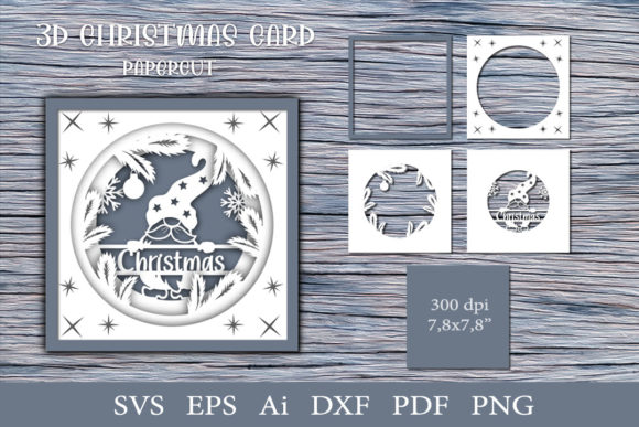 3D Christmas Card SVG: A Designer's Review