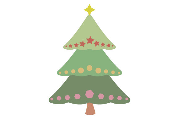 Boho Christmas Tree for Festive Branding