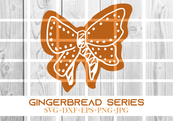 Christmas Gingerbread Gift Bow for Winter Amp