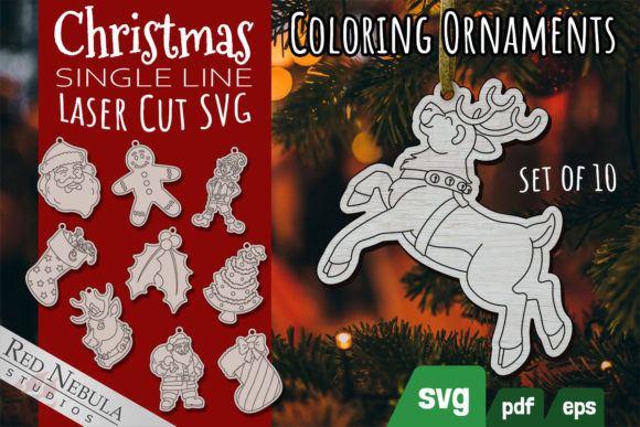 Christmas Laser Cut SVG Ornaments for Winter Amp Campaigns