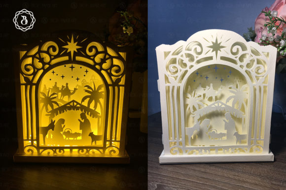 Nativity Pop-up Card for Christmas Branding