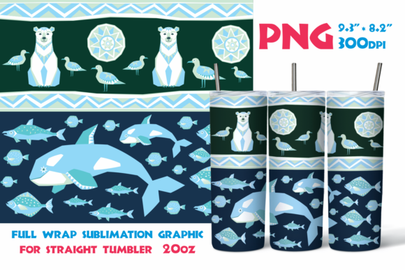 Polar Bear-Straight Tumbler 20oz Design Review