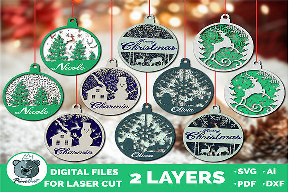 Review: Christmas Ornaments Bundle for Glowforge