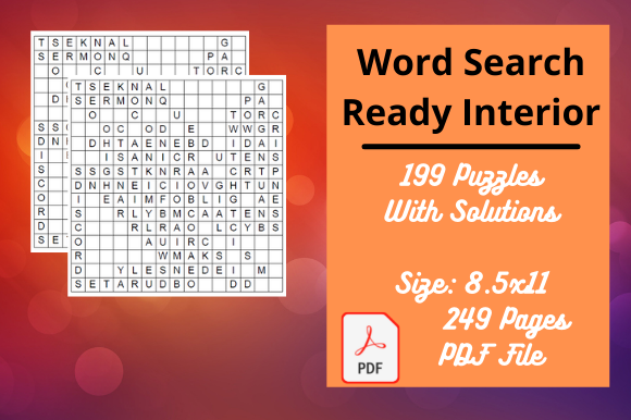 Word Search Kids Activity Book: Kdp Interiors Review